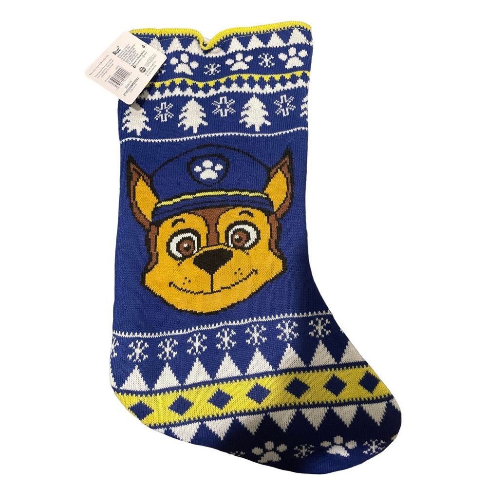 NWT- Paw Patrol Knit Christmas Stocking